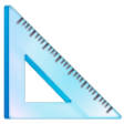 Triangular Ruler on Samsung One UI