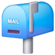 Closed Mailbox With Raised Flag on Samsung One UI