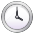 Clock Face Four Oclock on Samsung One UI