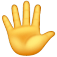 Hand With Fingers Splayed on Samsung One UI