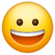Grinning Face on Samsung One UI