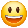Smiling Face With Open Mouth on Samsung One UI