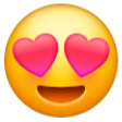 Smiling Face With Heart-shaped Eyes on Samsung One UI