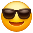 Smiling Face With Sunglasses on Samsung One UI