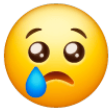 Crying Face on Samsung One UI
