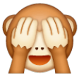 See-no-evil Monkey on Samsung One UI