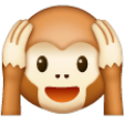 Hear-no-evil Monkey on Samsung One UI