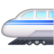 High-speed Train With Bullet Nose on Samsung One UI