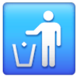 Put Litter In Its Place Symbol on Samsung One UI