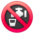 Non-potable Water Symbol on Samsung One UI