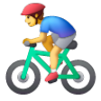 Man Biking on Samsung One UI