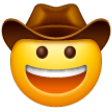 Face With Cowboy Hat on Samsung One UI