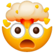 Shocked Face With Exploding Head on Samsung One UI