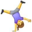 Woman Cartwheeling on Samsung One UI