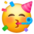 Face With Party Horn And Party Hat on Samsung One UI