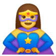 Woman Superhero on Samsung One UI