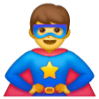 Man Superhero on Samsung One UI
