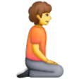 Person Kneeling Facing Right on Samsung One UI