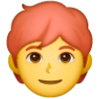 Person: Red Hair on Samsung One UI