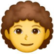Person: Curly Hair on Samsung One UI