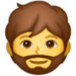 Bearded Person on Samsung One UI