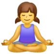 Woman In Lotus Position on Samsung One UI