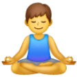 Man In Lotus Position on Samsung One UI