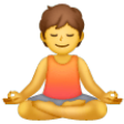 Person In Lotus Position on Samsung One UI