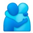 People Hugging on Samsung One UI