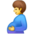Pregnant Man on Samsung One UI