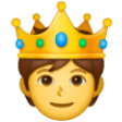 Person With Crown on Samsung One UI