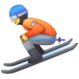 Skier on Samsung One UI