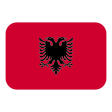 Albania Flag on Tossface