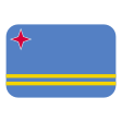 Aruba Flag on Tossface