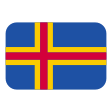 Åland Islands Flag on Tossface