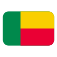 Benin Flag on Tossface