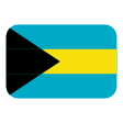 Bahamas Flag on Tossface