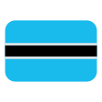 Botswana Flag on Tossface