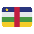 Central African Republic Flag on Tossface