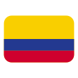 Colombia Flag on Tossface