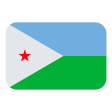 Djibouti Flag on Tossface