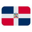 Dominican Republic Flag on Tossface
