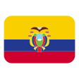 Ecuador Flag on Tossface