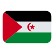 Western Sahara Flag on Tossface