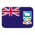 Falkland Islands Flag on Tossface