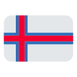 Faroe Islands Flag on Tossface