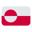 Greenland Flag on Tossface