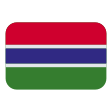 Gambia Flag on Tossface