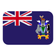 South Georgia & South Sandwich Islands Flag on Tossface