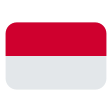 Indonesia Flag on Tossface